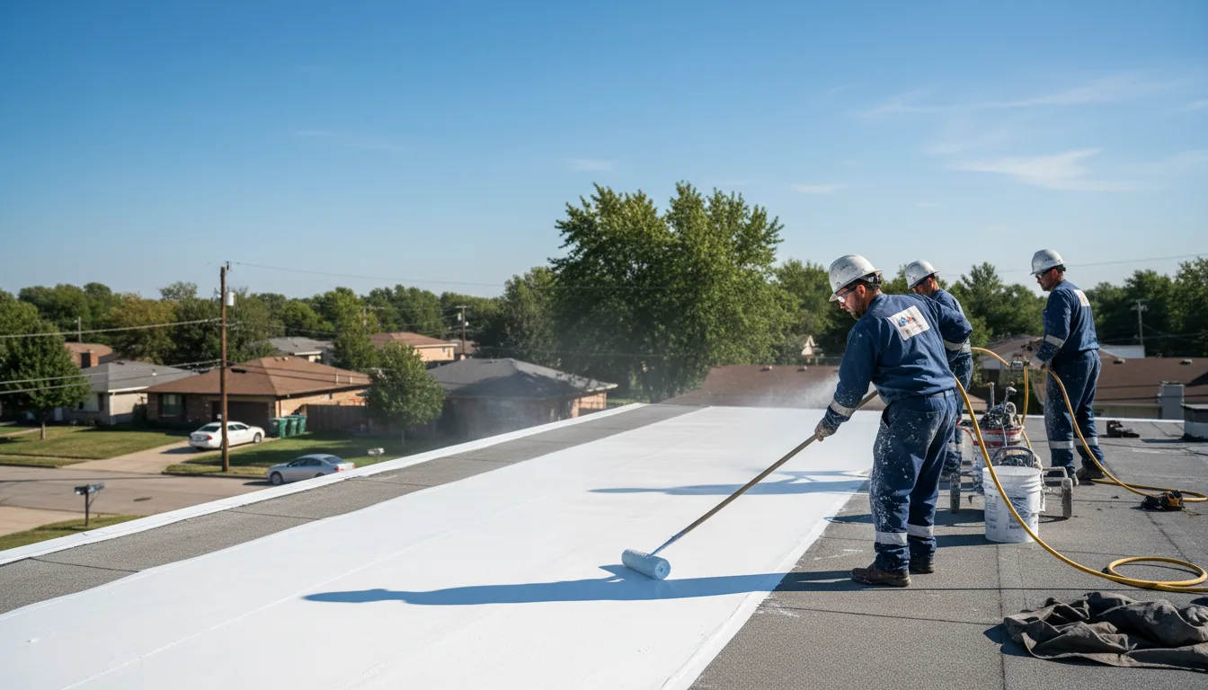 Commercial roof coating in Kingston, PA near me